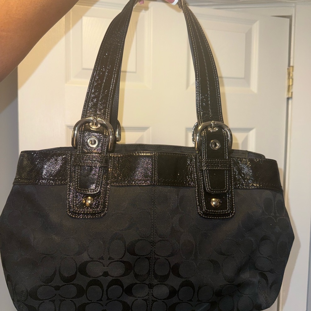 Coach Soho Large Signature Pleated Tote bag